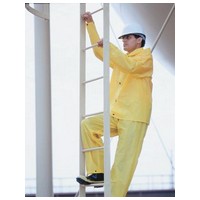 River City Rainwear Co O703X3 River City Rainwear 3X Yellow Squall .20 mm PVC Rain Suit With Welded Seams, Storm Flap Over Snap